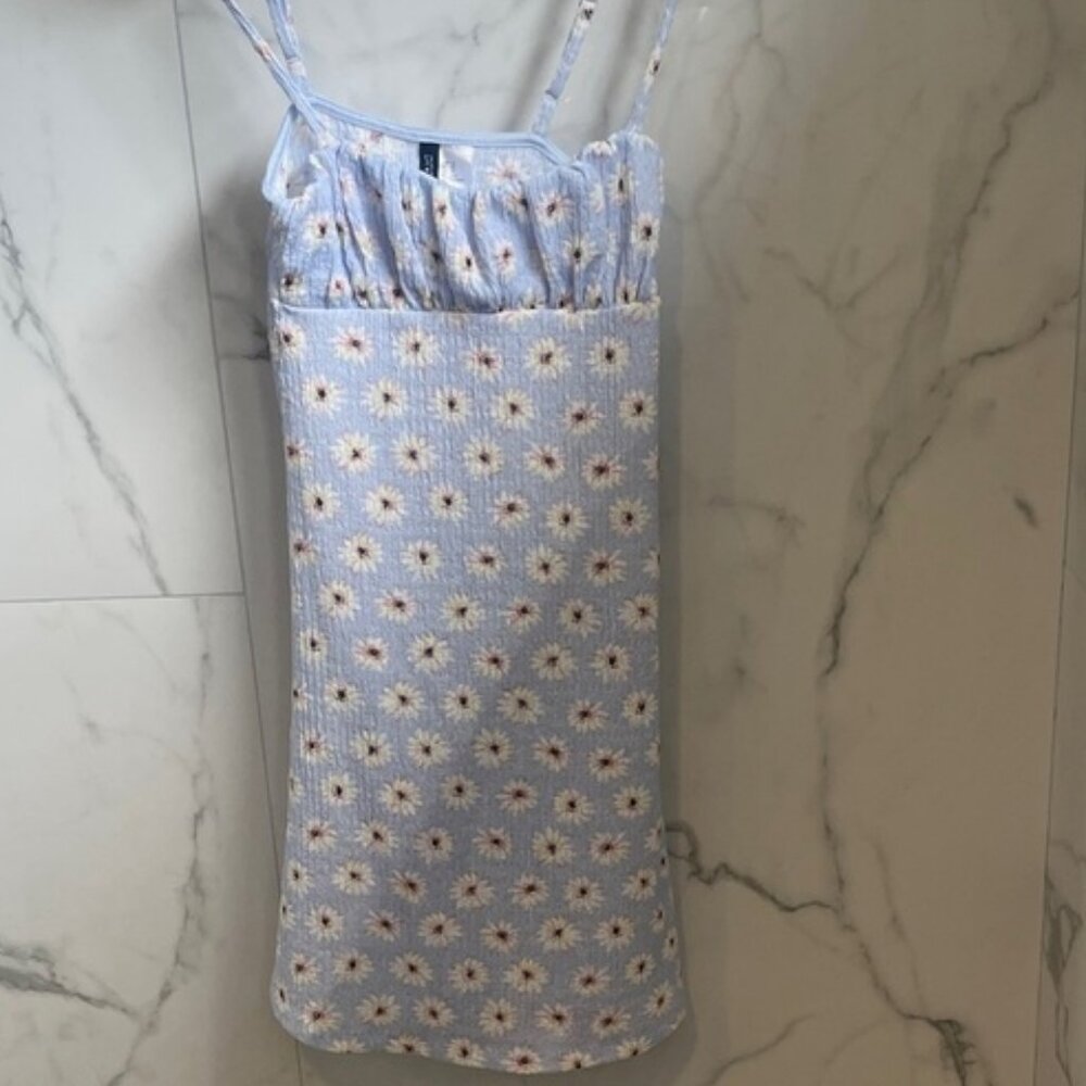 Women's Light Blue Daisy Dress